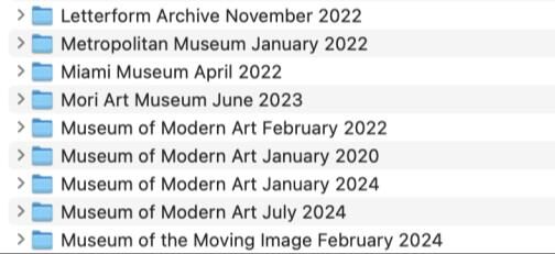 Every Image I've Taken at a Museum